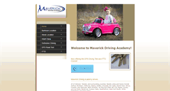 Desktop Screenshot of maverickdrivingacademy.com